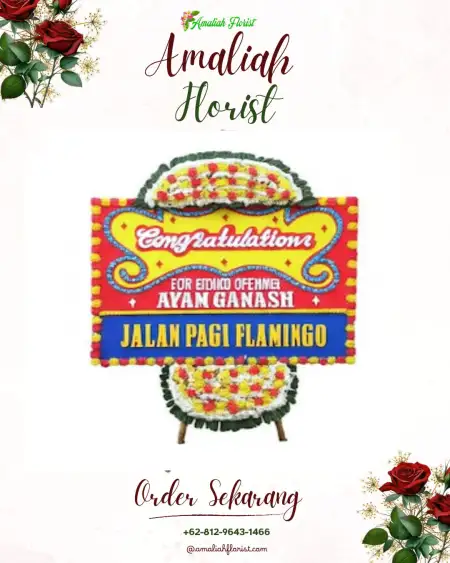 Sewa Papan Bunga Tabir